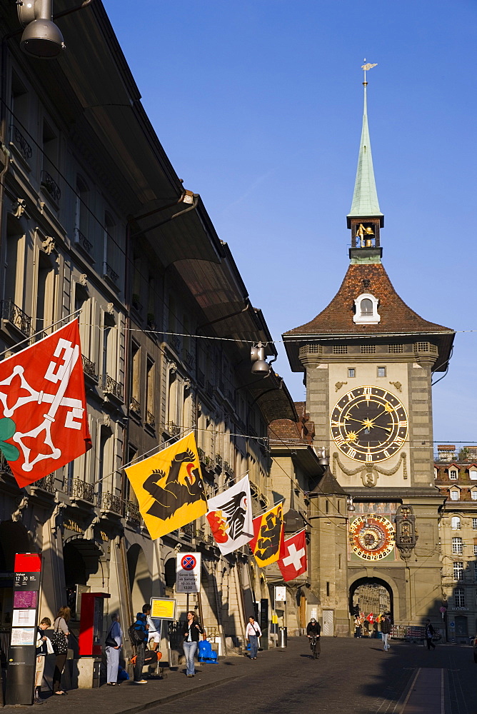 Zytglogge Tower, Kramgasse, Old City of Berne, Berne, Switzerland