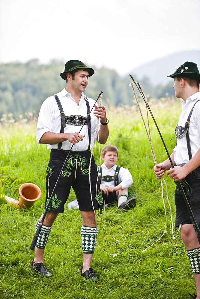 Summer Festival, Kreut Alp, Grossweil, Upper Bavaria, Germany