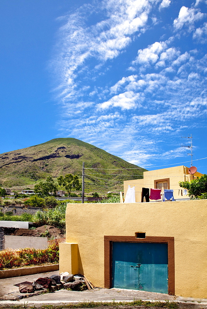 House, Rinella, Salina Island, Aeolian islands, Sicily, Italy