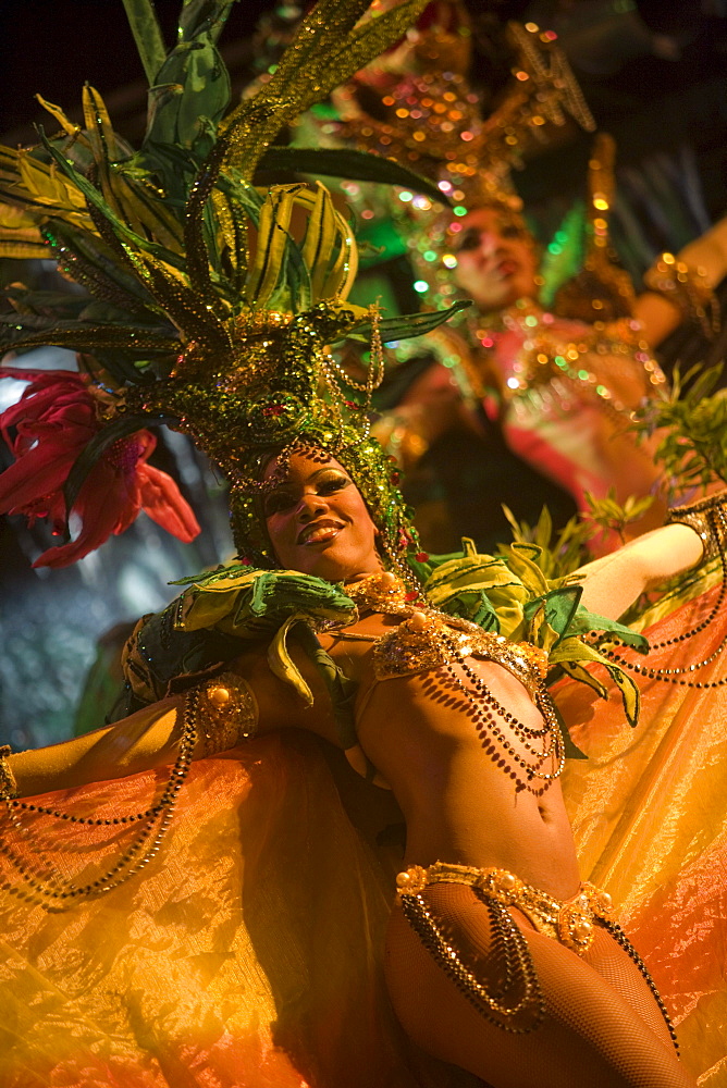 Colorful dance and music show at Tropicana Cabaret Club, Havana, Cuba