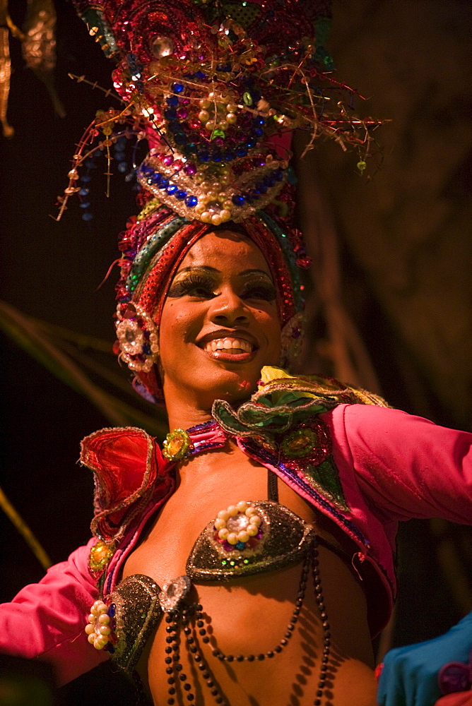 Colorful dance and music show at Tropicana Cabaret Club, Havana, Cuba