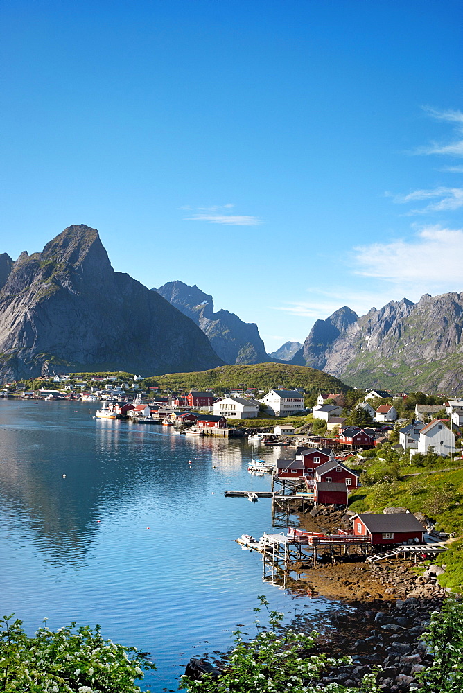 Reine village, Moskenesoya, Lofoten Islands, North Norway, Norway