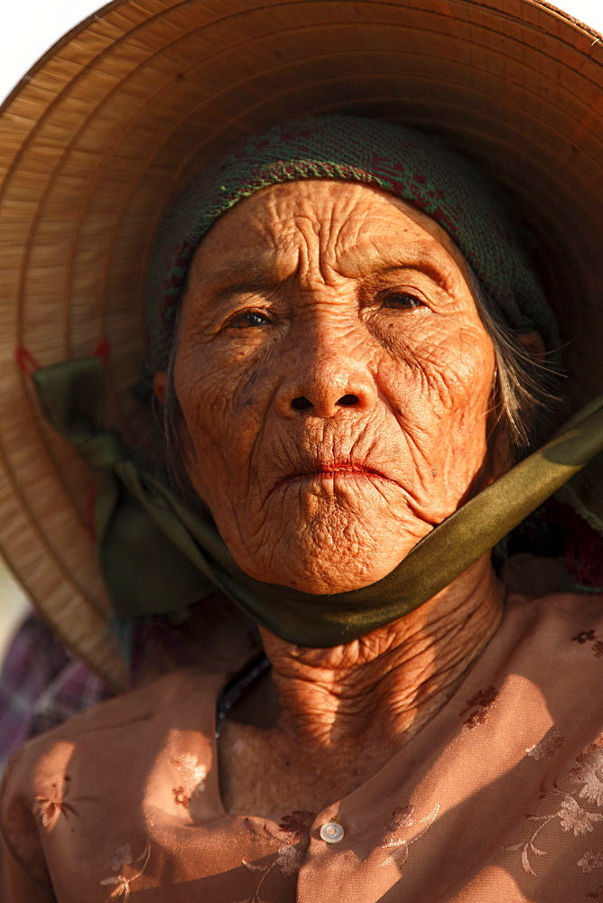 Senior woman, Hoi An, Annam, Vietnam