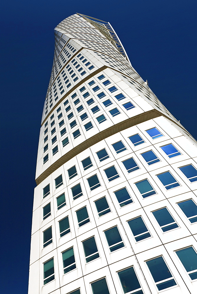 Santiago Calatrava's 'Turning Torso' building, Malmo, Sweden