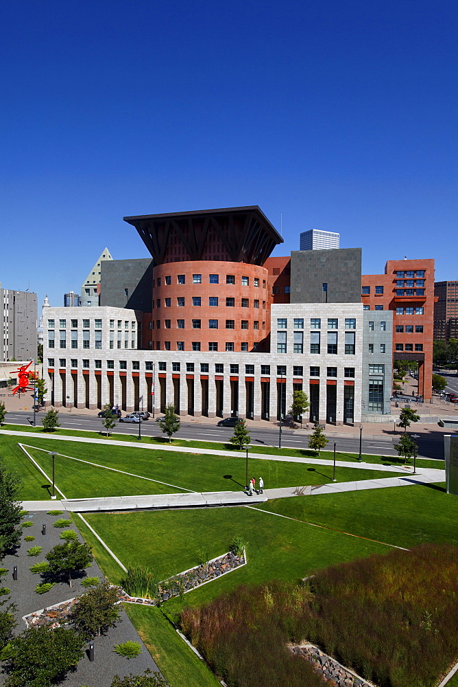 Public Library, architect Michael Graves, Denver, Colorado, USA, North America, America