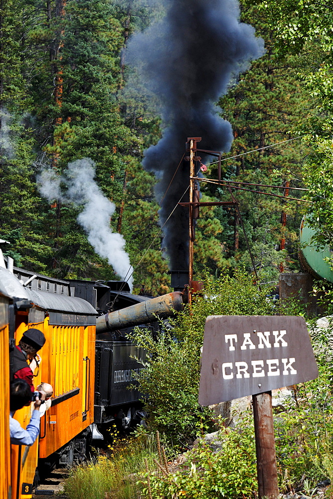 Durango-Silverton Narrow Gauge Railroad, La Plata County, Colorado, USA, North America, America