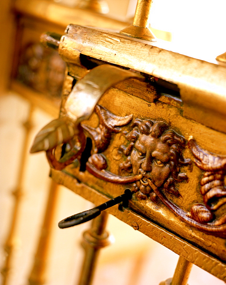 Door lock in castel Castillo de Canena, Canena, near â„beda, Andalusia, Spain