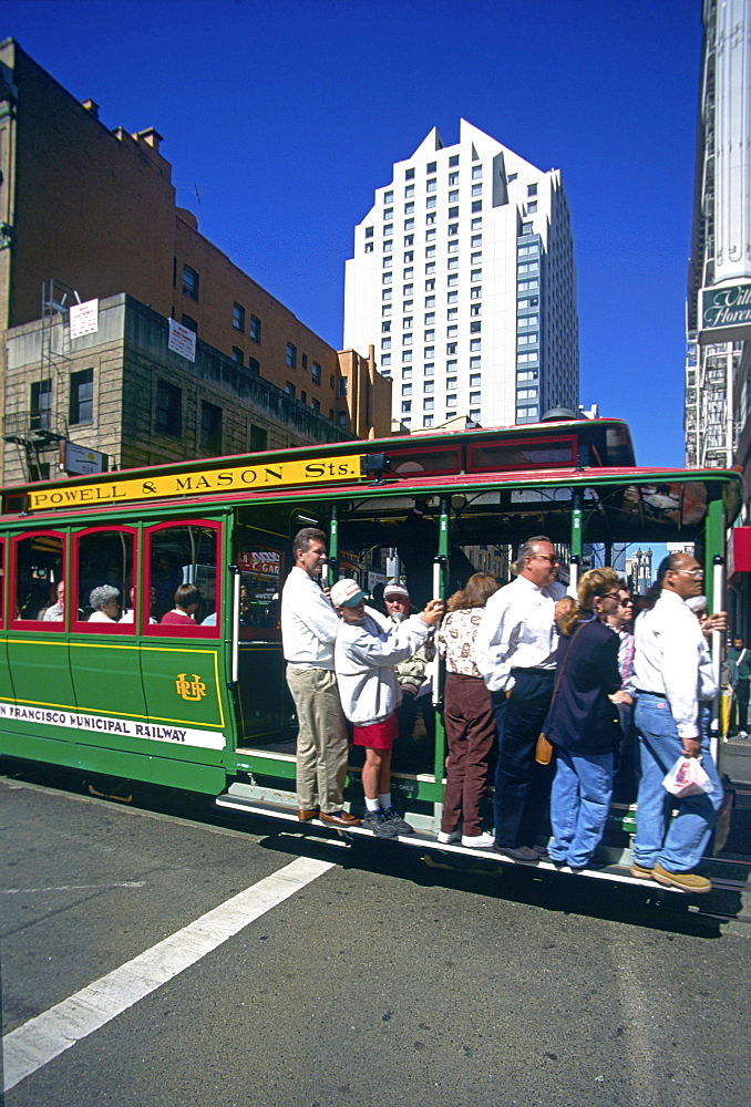 California San Francisco cable car