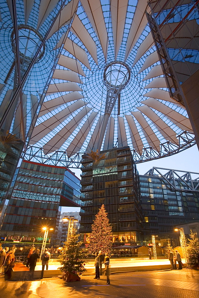 Berlin Potsdamer Platz Atrium chistmas decoration