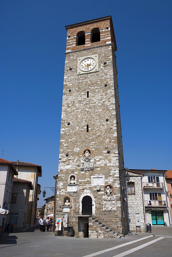 Torre Patriarcale tower, Marano Lagunare, Friuli-Venezia Giulia, Italy