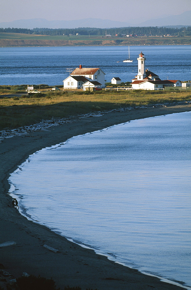 Point Wilson Lighthouse, Admiralty Inlet, Olympic Peninsula, Washington, USA