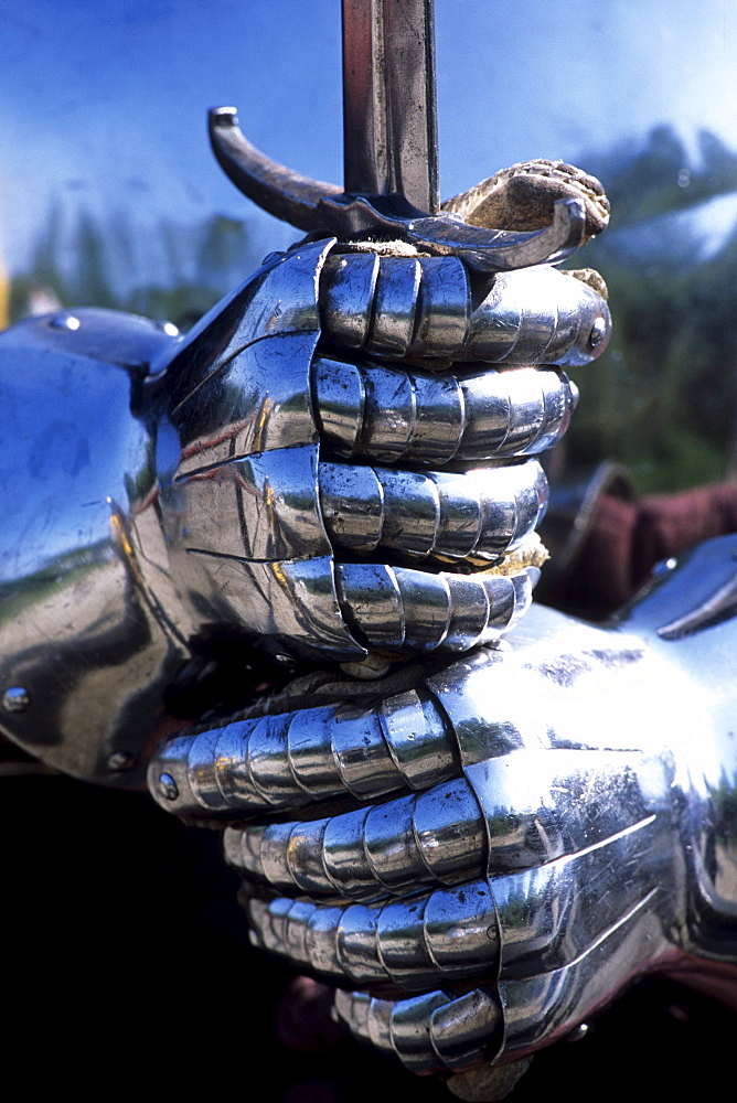 Knight in Shining Armor, Middelaldercentret, Medieval Museum, Sundby, Lolland, Denmark