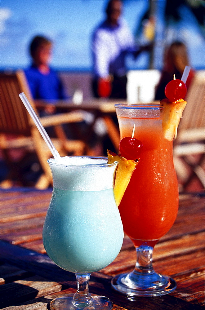 Exotic drinks, Blue Haven Hotel Scarborough, Trinidad und Tobago, Caribbean