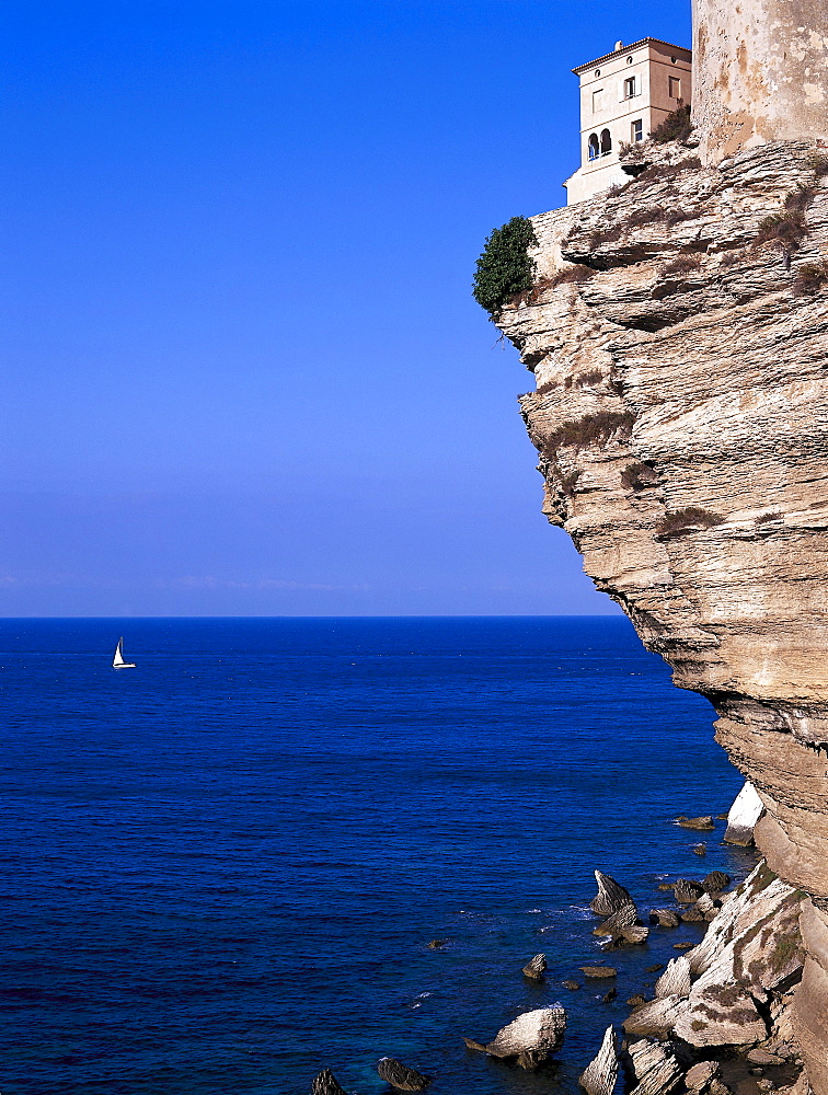 Bonifacio, Falaises, cliff, Bonifacio Corsica, France