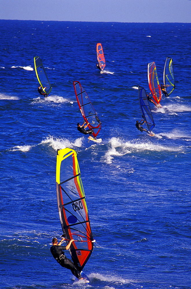 Windsurfer, Pozo Izquierdo, Gran Canaria, Canary Islands, Spain