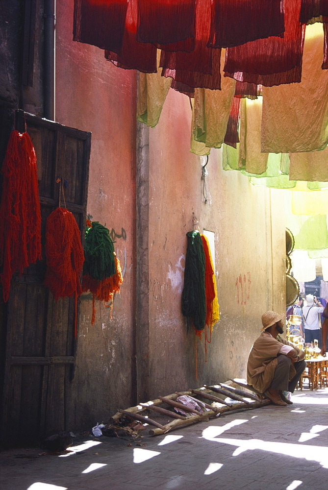 Dyers Souk, Marrakech, Morocco