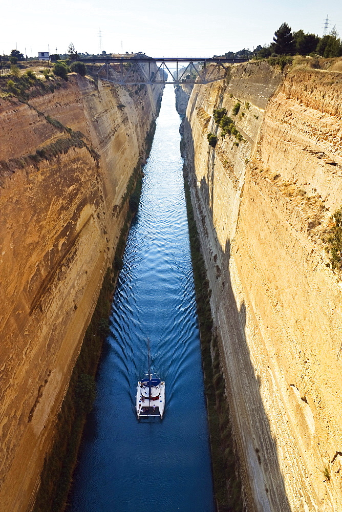 Isthmus of Korinth, Peloponnes, Greece