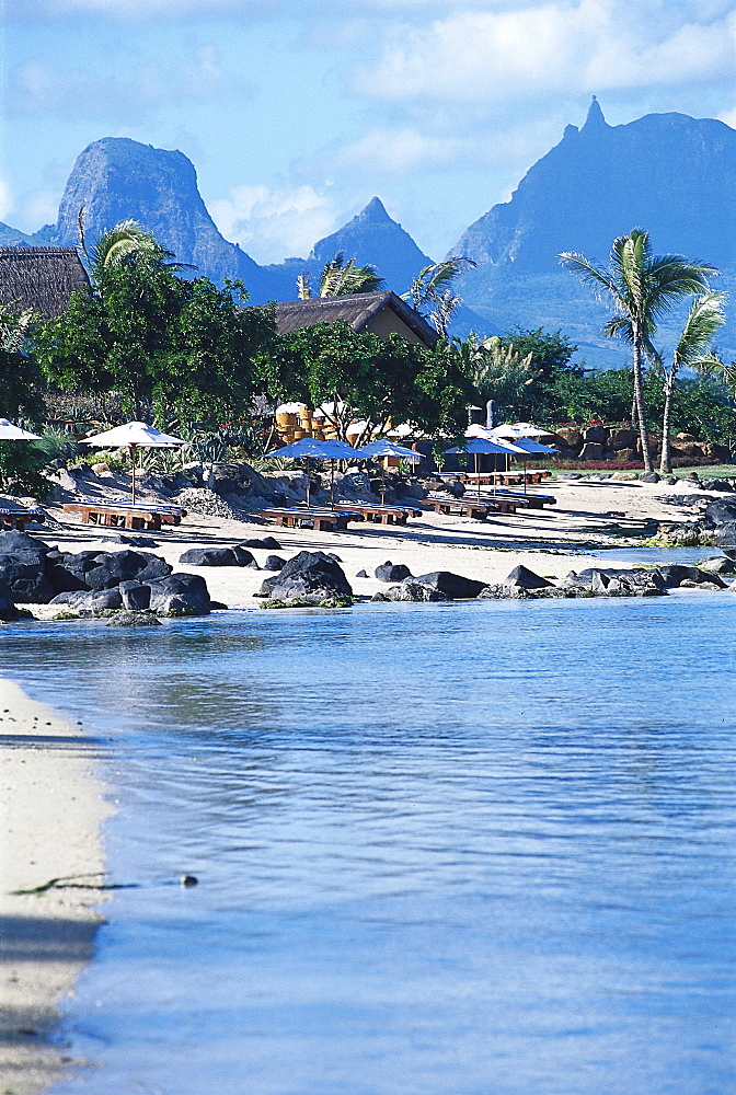 Beach, Hotel Oberoi, Mauritius