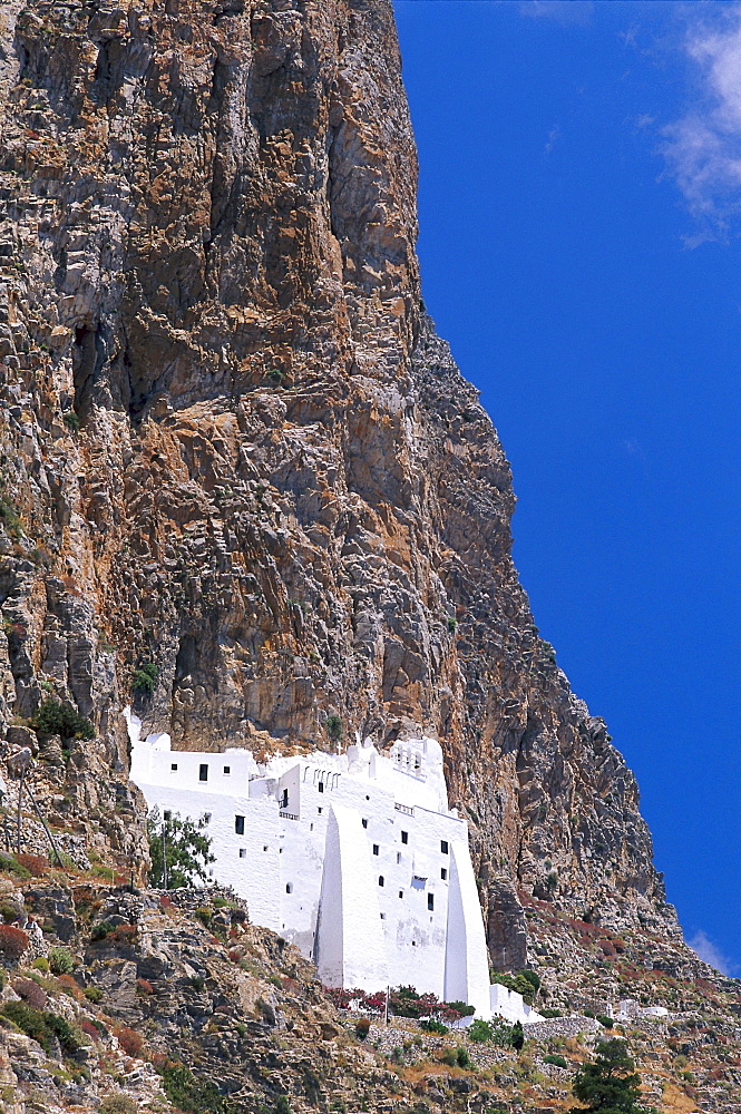 Monastery, Chossowiotissa, Amorgos, Cyclades, South Aegean, Greece