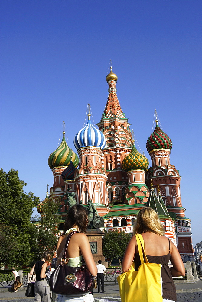 Cathedral of Saint Basil the Blessed, aka Cathedral of Intercession of the Virgin on the Moat and Cathedral of the Protection of the Mother of God, Moscow, Russia