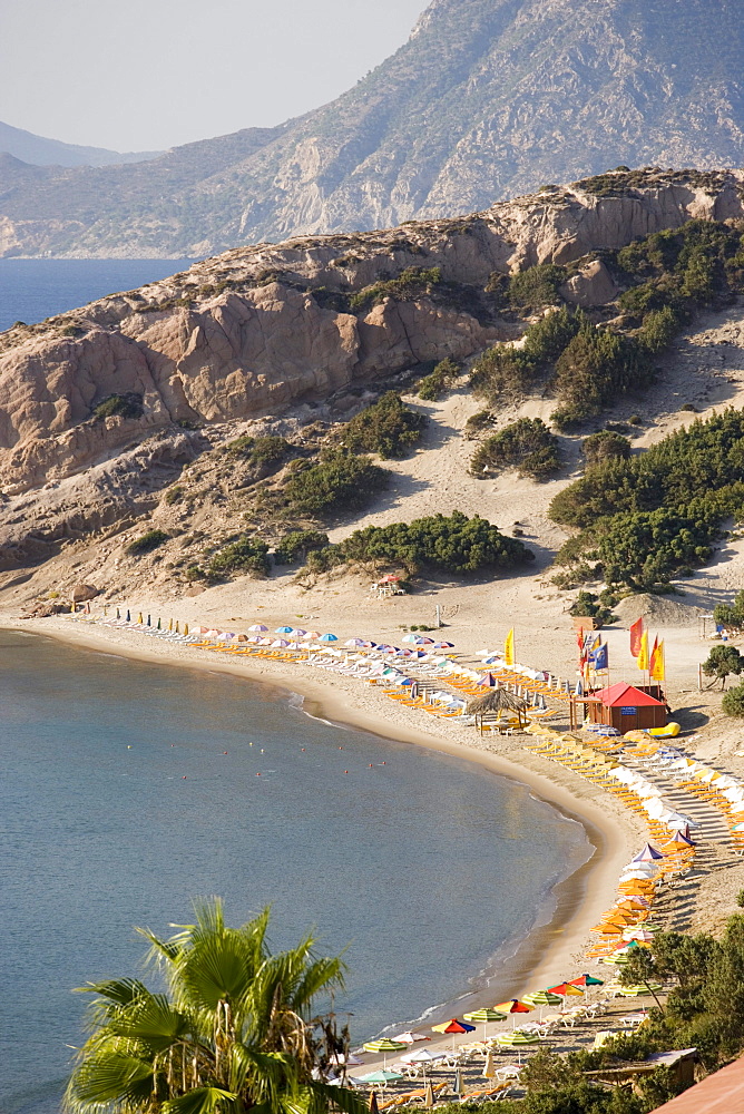 View to Paradise Beach at Kefalos Bay, Kefalos, Kos, Greece