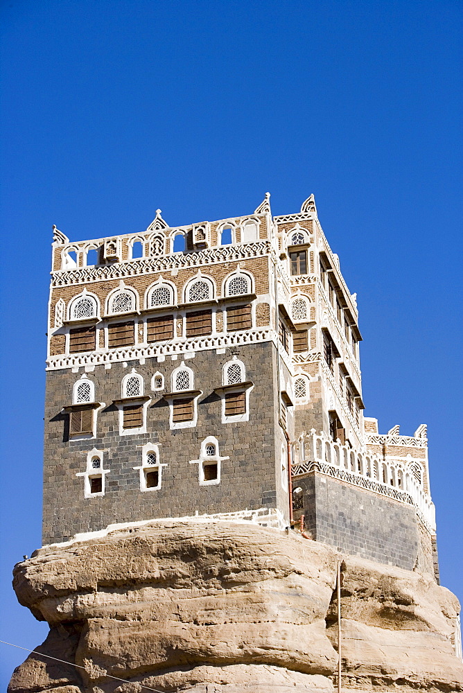 Dar al-Hajar Rock Palace, Wadi Dhar, near Sana'a, Yemen