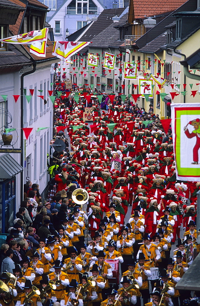 Europe, Germany, Baden-Wuerttemberg, Elzach, Carnival in Elzach