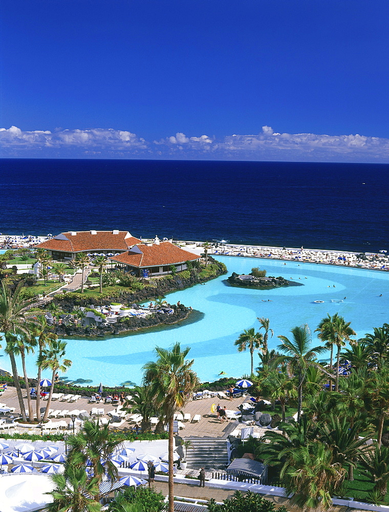 Lago MartiÂ·nez, Puerto de la Cruz, Tenerife, Canary Islands, Spain