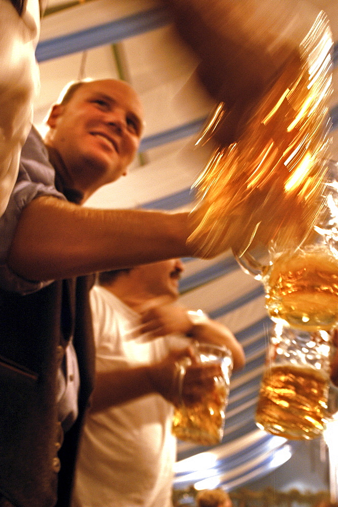 Oktoberfest, Munich, Bavaria, Germany, Beer Festival, Beer Tent