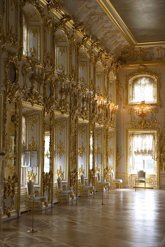 Interior of Catherine Palace, Zarskoje Selo, near St. Petersburg, Russia