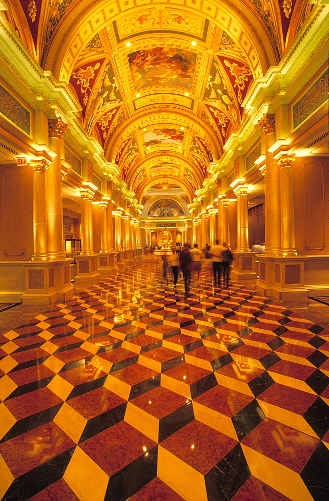 USA, Nevada, Las Vegas, Las Vegas Boulevard, ''The Strip'', Hotel The Venetian, a replica of Venice was built in this hotel, Lobby