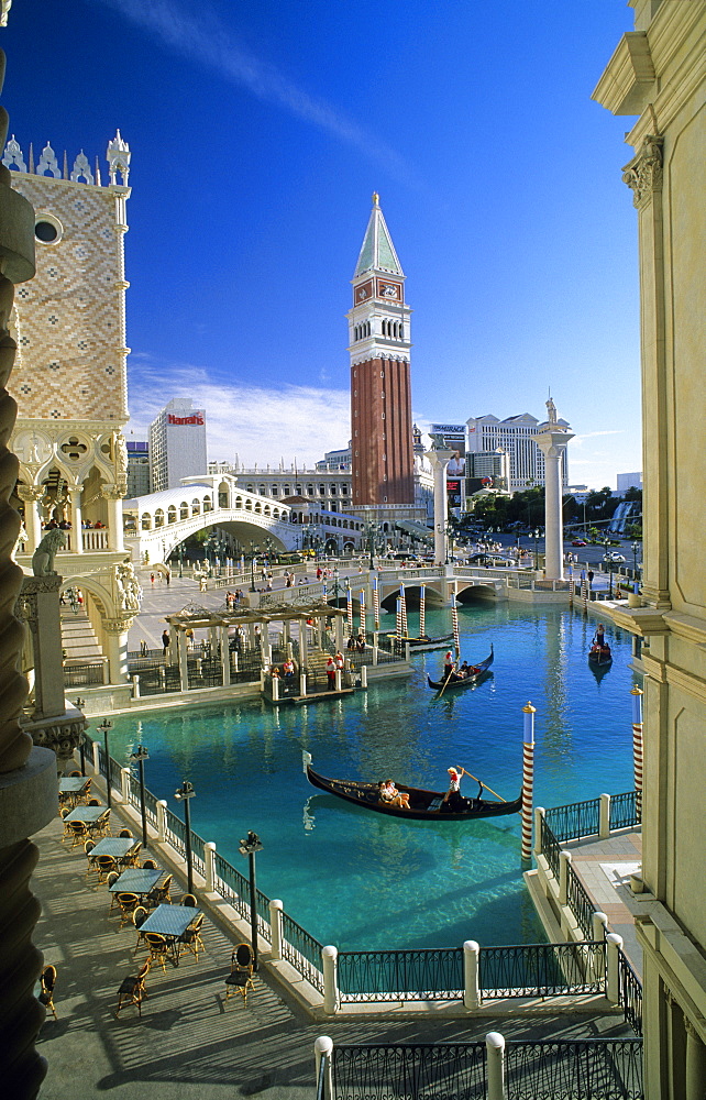 USA, Nevada, Las Vegas, Las Vegas Boulevard, ''The Strip'', Hotel The Venetian, a replica of Venice was built in this hotel