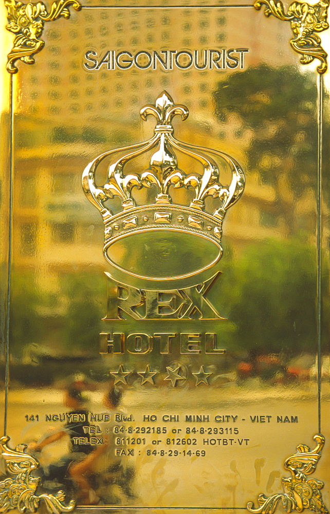 Rex Hotel Sign, Ho Chi Minh City, Saigon, Vietnam