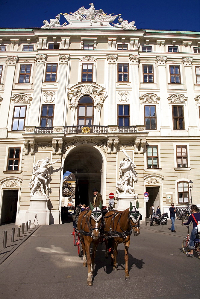 Vienna Hofburg Fiaker