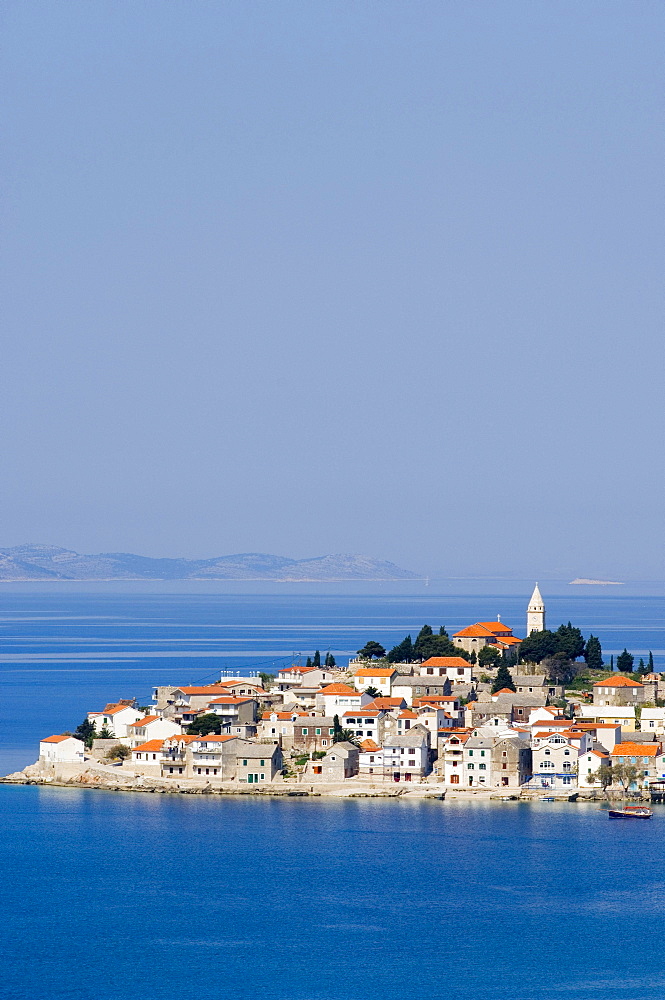 Village of Primosten on the Adriatic Coast, Croatia