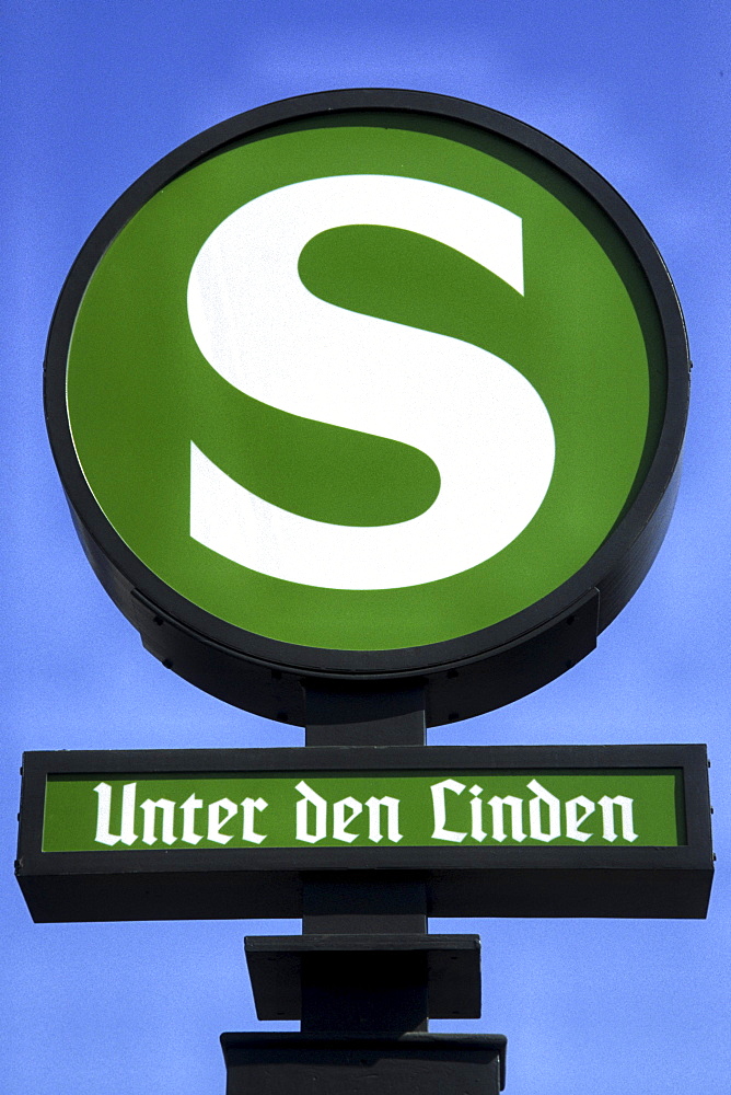 S-Bahn Sign, Berlin, Germany