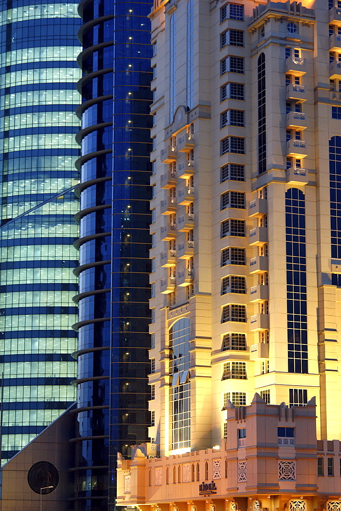 Modern Buildings in Doha, Qatar
