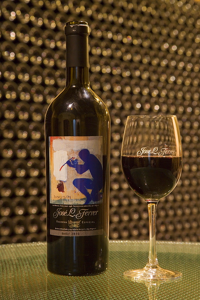 Bodega Jose L. Feller Winery Cellar, Binissalem, Mallorca, Balearic Islands, Spain