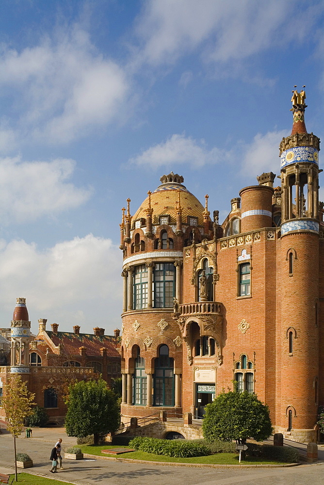 Hospital de la Santa Creu i Sant Pau, modernism, Domenech i Montaner, Eixample, Barcelona, Spain