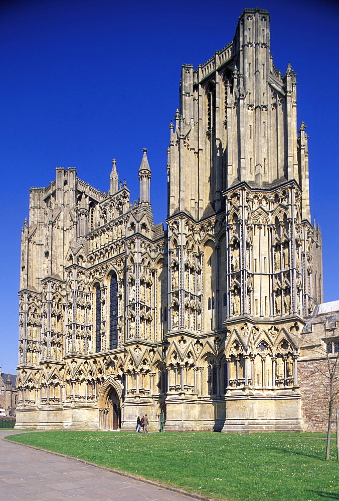 Wells Cathedral, Wells, Somerset, England, United Kingdom