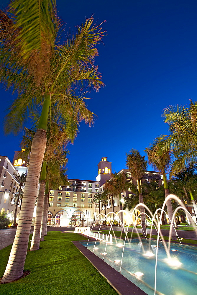 Grand Hotel Costa in the evening, Meloneras, Gran Canaria, Canary Islands, Spain, Europe