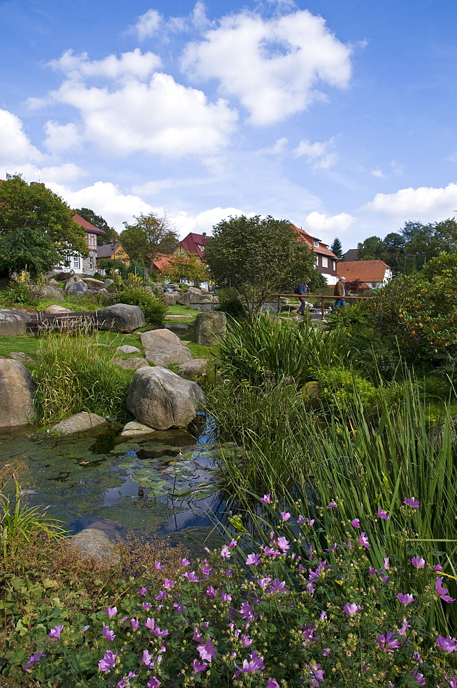 Spa Gardens, Schierke, Harz, Saxony-Anhalt, Germany