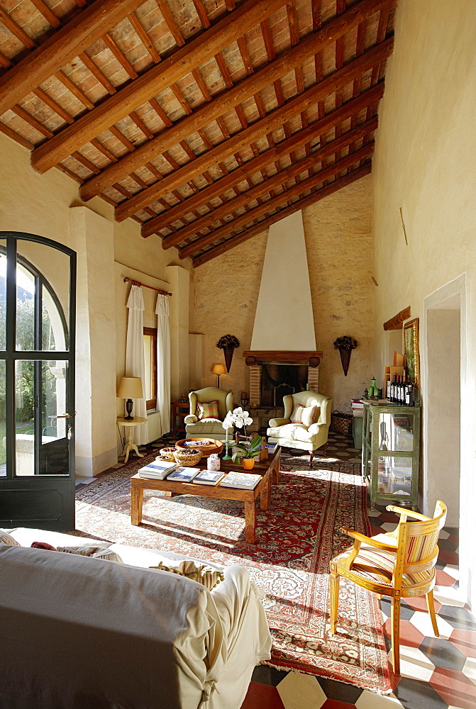 Fireplace room, Agriturismo and vineyard Ca' Orologio, Venetia, Italy