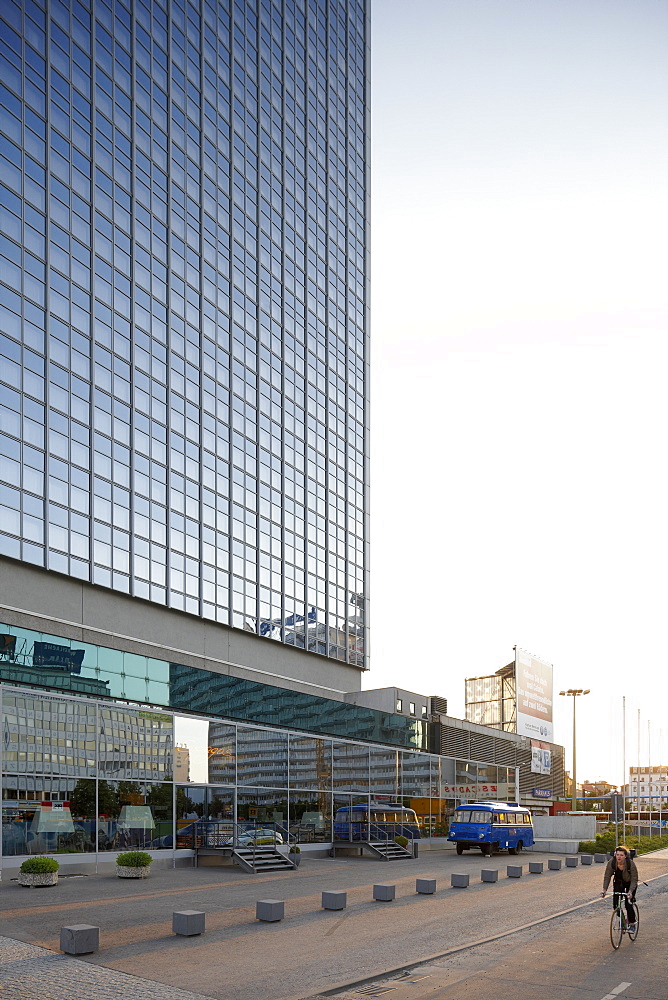 Facade of Park Inn Hotel, Alexanderplatz, Berlin, Germany