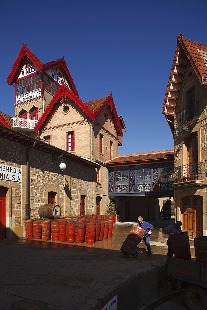 Bodega R Lopez de Heredia, Vina Tondonia, winery, Camino Vasco del interior, Way of Saint James, Camino de Santiago, pilgrims way, La Rioja, Northern Spain, Spain, Europe