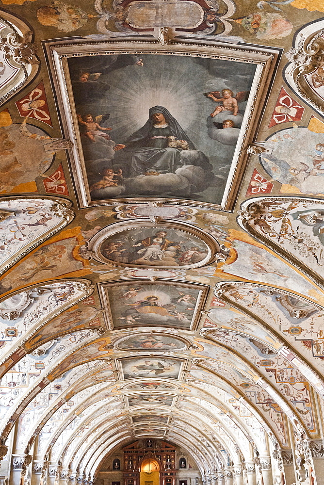 Ceiling of the Antiquarium, Residenz, Munich, Upper Bavaria, Bavaria, Germany