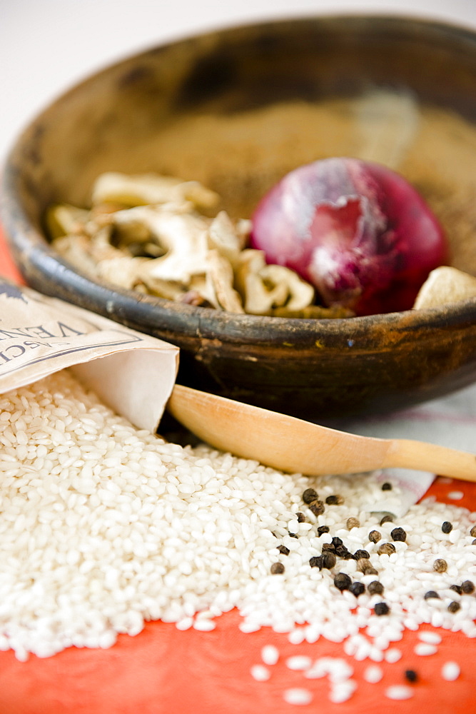 Rice for making risotto, Homemade