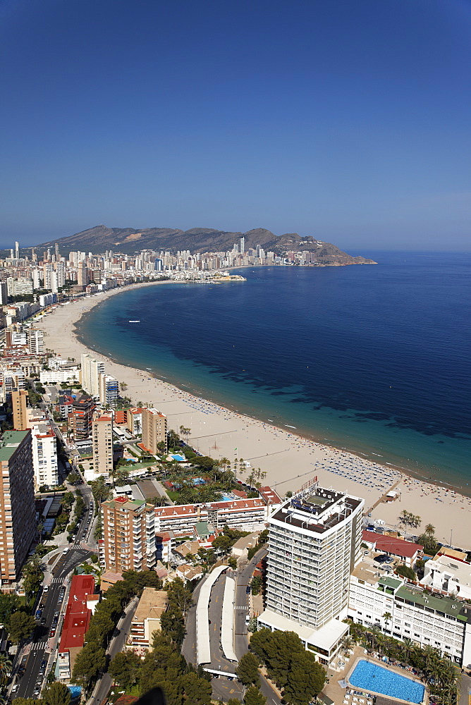 Cityscape, Benidorm, Alicante, Spain