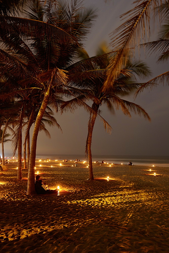 Beach bars at Cua Dai beach, Hoi An, Quant Nam Province, Vietnam