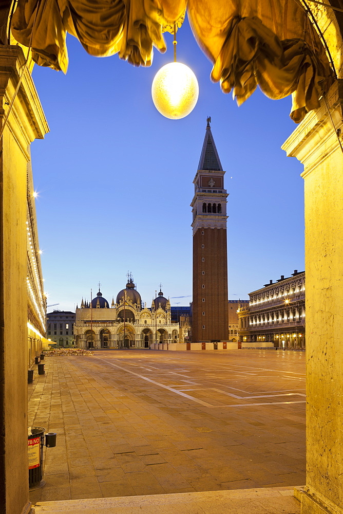 Campanile, St Marks Square, San Marco, Venice, Italy